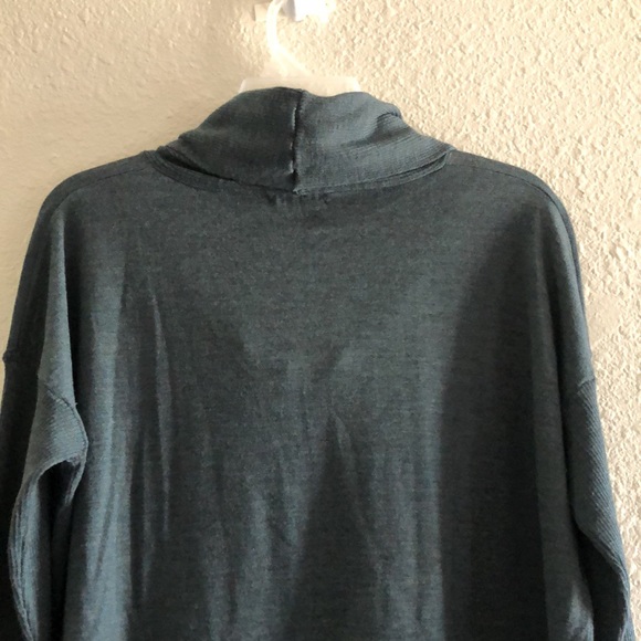 FORTE CASHMERE COWL NECK, DROP SHOULDER, MERINO WOOL AND SILK SWEATER/EUC - Picture 14 of 16